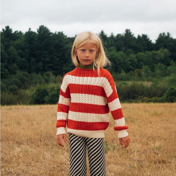Misha & Puff Awning Stripe Sweater 6-7T - Picture 2 of 7